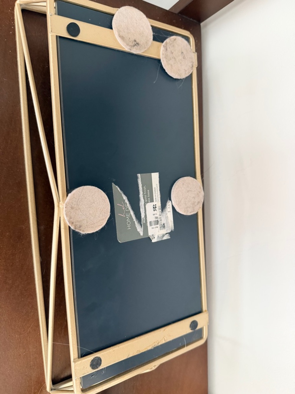 West Elm Love Snow Globe and Mirrored Tray - Picture 7 of 11
